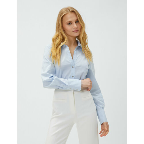 фото Рубашка koton, размер 40, черный, синий