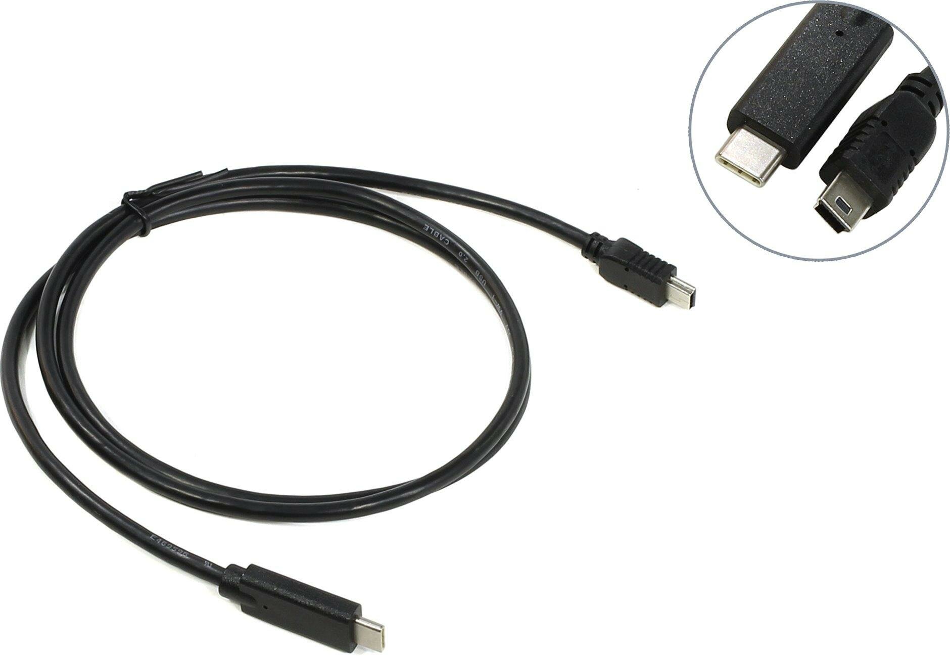 Кабель «B&P» USB TYPE-C 2.0 M --> mini-B 5P 1м