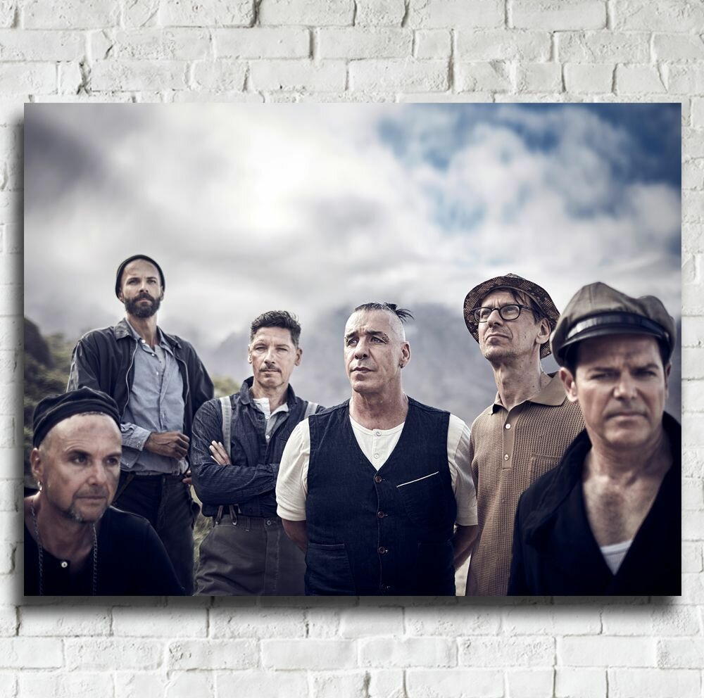 Постер Rammstein - 30х40см, Плакат Рамштайн арт.1 Тиль Линдеманн