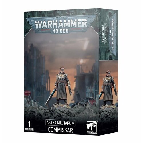 Миниатюра для настольной игры Games Workshop Warhammer 40000: Astra Militarum - Commissar 47-50