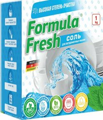 Соль Formula Fresh для посудомоечных машин с высокой степенью очистки 1 кг.