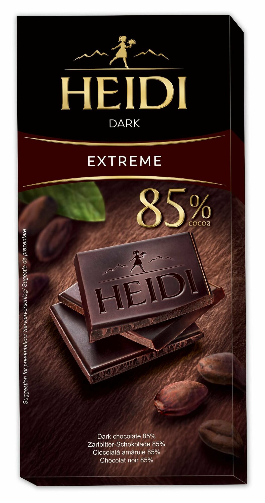 HEIDI dark Extreme темный шоколад 85% какао