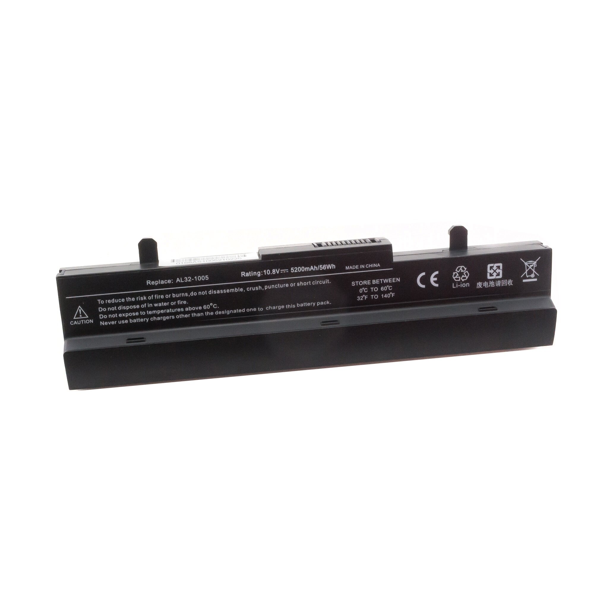 Аккумулятор для ноутбука Asus AL31-1005, AL32-1005, ML32-1005, PL32-1005, 11.1V, 5200mAh, код mb009191