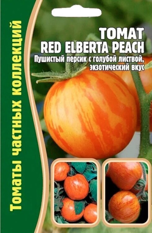 Томат Red Elberta Peach (1 упаковка * 10 семян) редкие семена