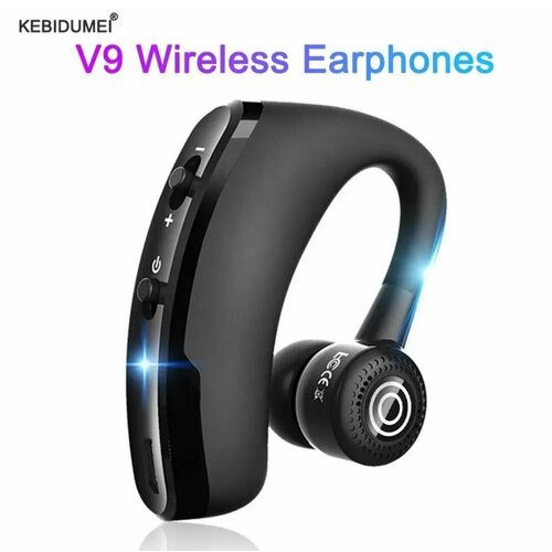 Bluetooth-наушник V9 с крючком, Hi-Fi, шумоподавление