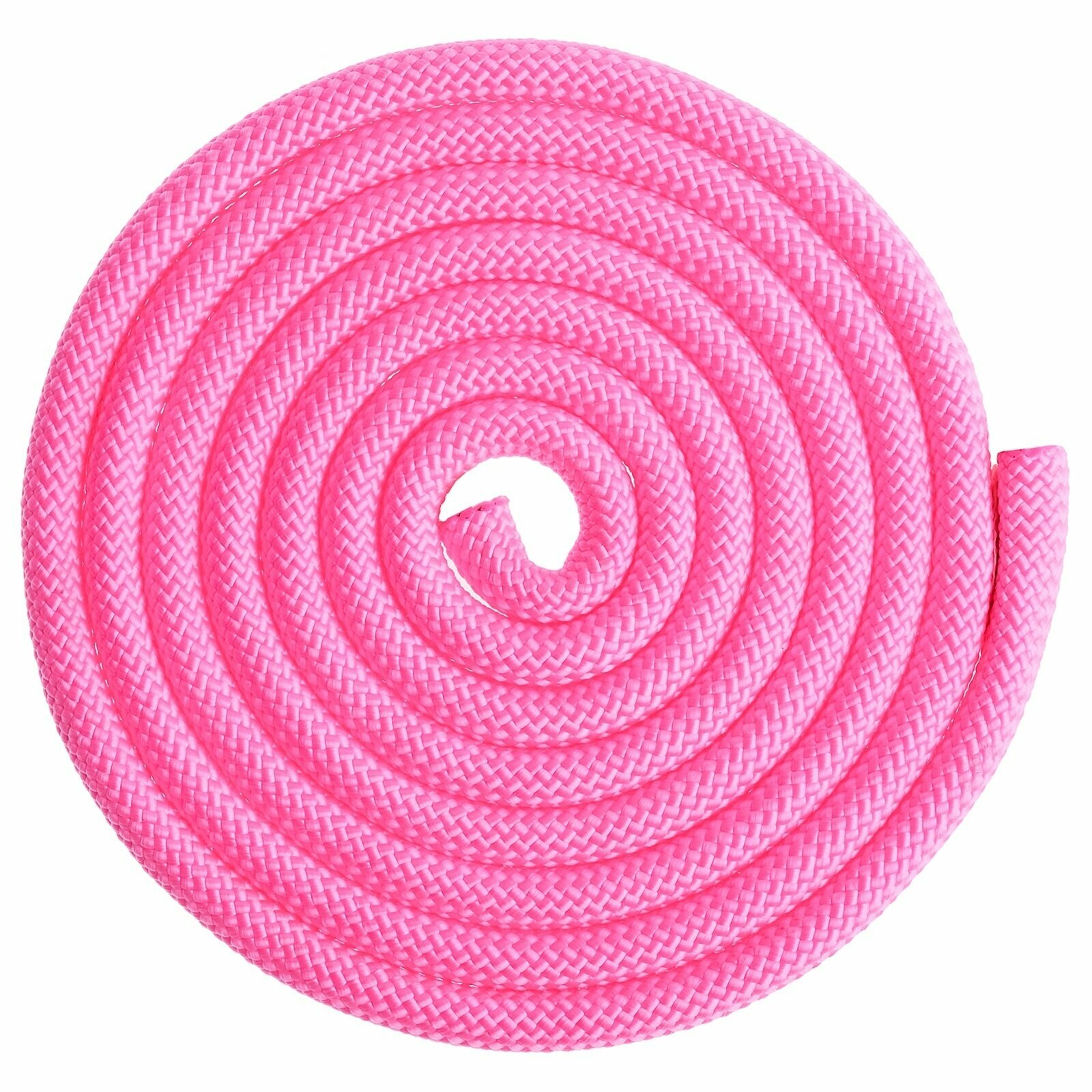 Скакалка гимнастическая Grace Dance утяжеленная, 3 м, 180 г, цвет неон розовый