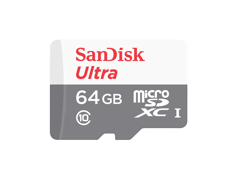 Карта памяти microSD 64 ГБ SanDisk Class 10 Ultra ( SDSQUNR-064G-GN3MN )