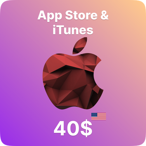 Подарочная карта App Store iTunes 40 USD 495000₽