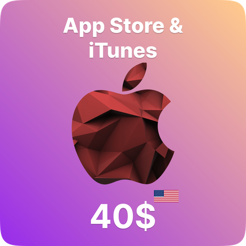 Подарочная карта App Store & iTunes 40 USD