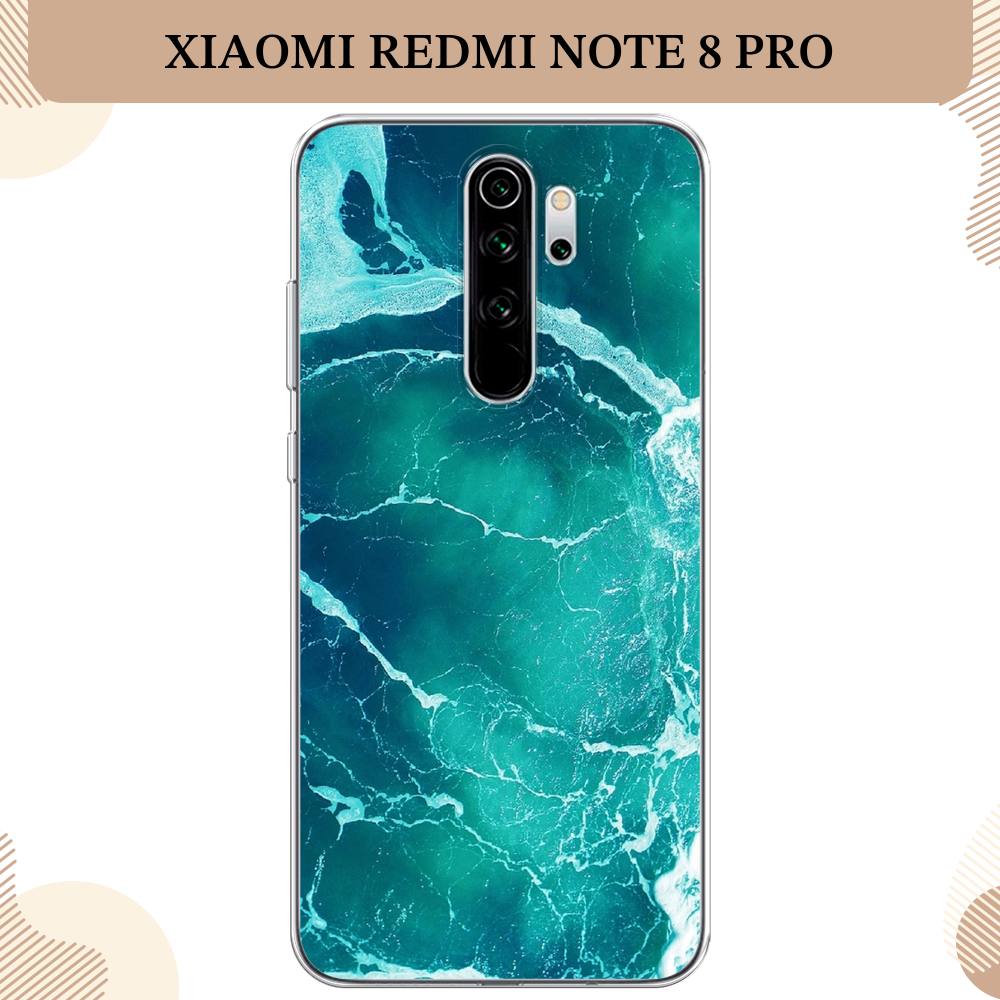 Силиконовый чехол "Изумрудный океан" на Xiaomi Redmi Note 8 Pro / Сяоми Редми Нот 8 Про