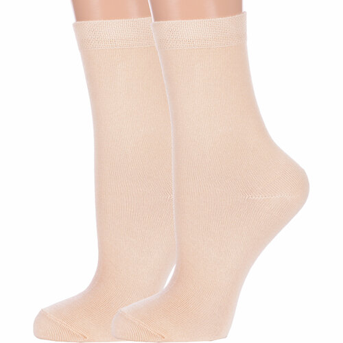 фото Носки para socks, 2 пары, размер 23, бежевый