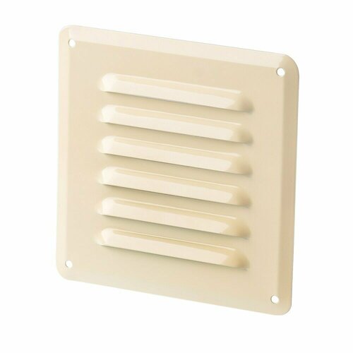 Решетка вентиляционная стальная приточно-вытяжная Ore 125х125 мм бежевая 699₽
