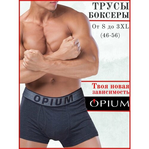 Трусы Opium, размер XL, синий трусы opium размер xl синий