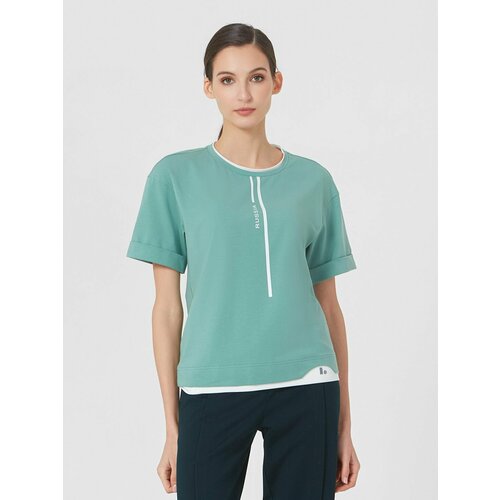 фото Футболка lo, размер 52, зеленый