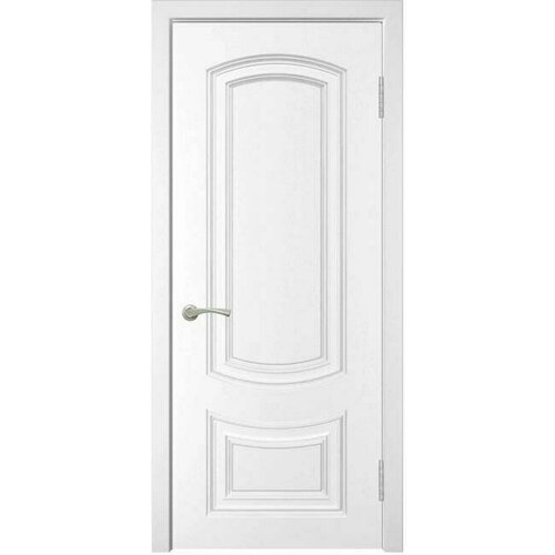 Межкомнатная дверь (дверное полотно) WanMark Форте / ПГ белая эмаль 80х200