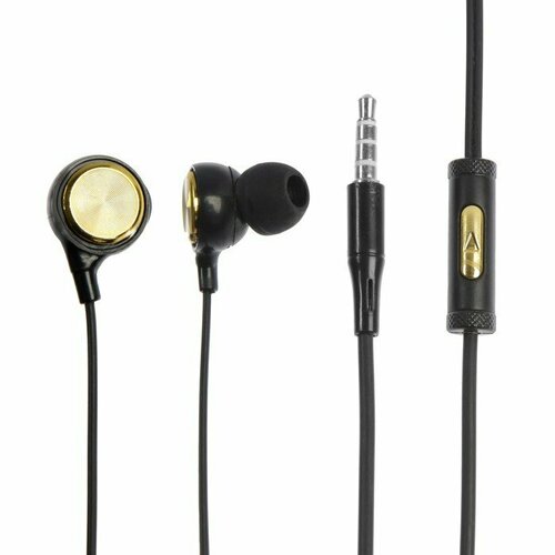 Наушники LuazON W-13 вакуумные микрофон черные комплект из 9 шт 246900₽