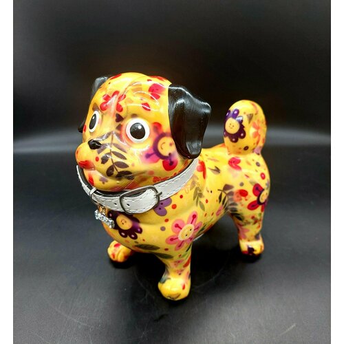 Копилка Мопс из коллекции Daisy Pomme-Pidou керамика печать по трафарету Бельгия 6448₽