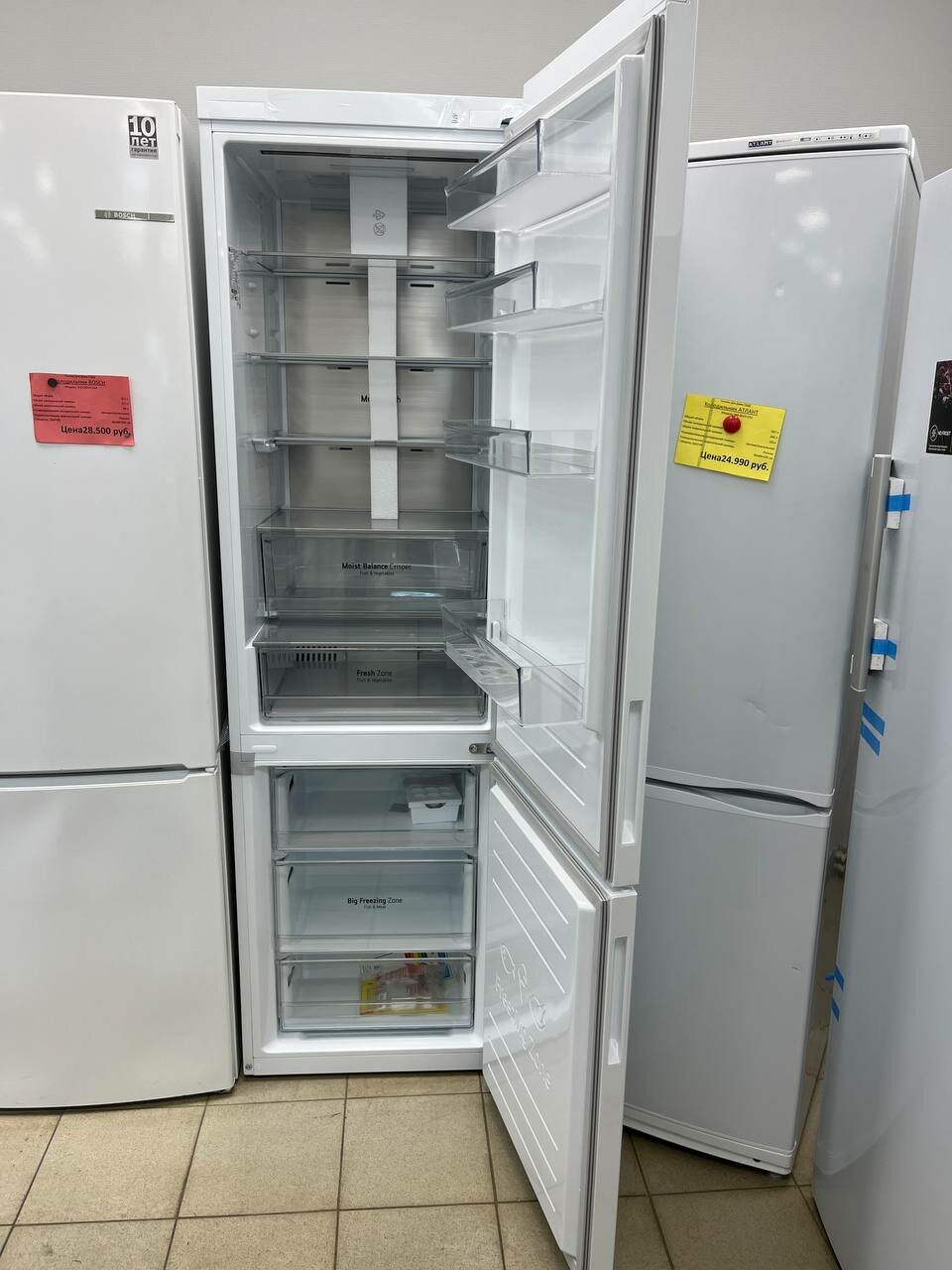 Холодильник LG GA-B509CVQM, белый