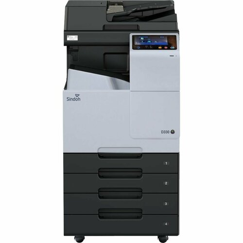Многофункциональное устройство МФУ Sindoh D330e цвет принтер/копир/сканер/факс(опция), А3. 22 стр/мин, 1800х600 dpi. Сканер до 55 стр/мин. обязателен выбор опции OT111/D320PB2. Без старт. тонеров (D330e)