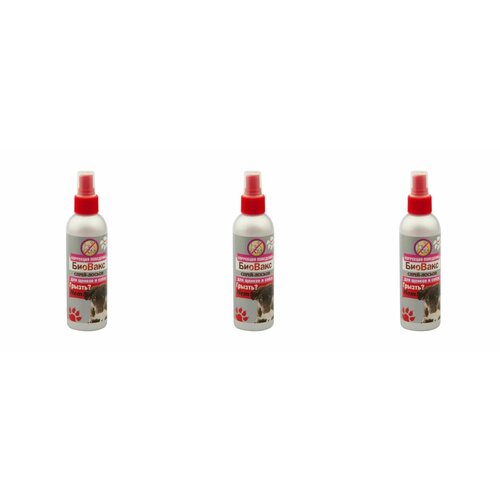 Биовакс Спрей-лосьон для щенков и собак Грызть нет, 150 мл, 3 шт