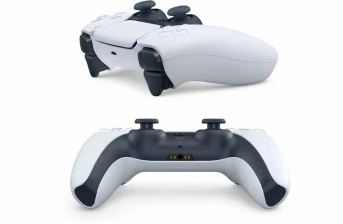 Игровая приставка Sony PlayStation 5 Slim, с дисководом, 1 ТБ, 2-й геймпад красный + зарядная станция — фото 1