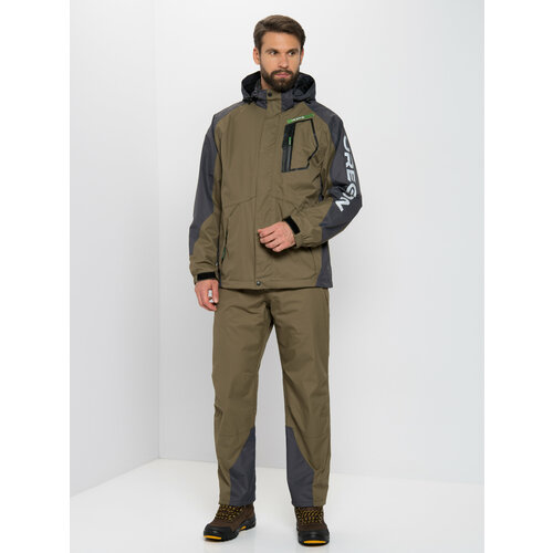 фото Костюм тактический мужской демисезонный huntsman орегон, ткань breathable, цвет хаки/серый (р.44-46/182-188)