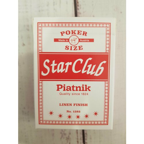 Игральные карты StarClub, 55 листов, красные