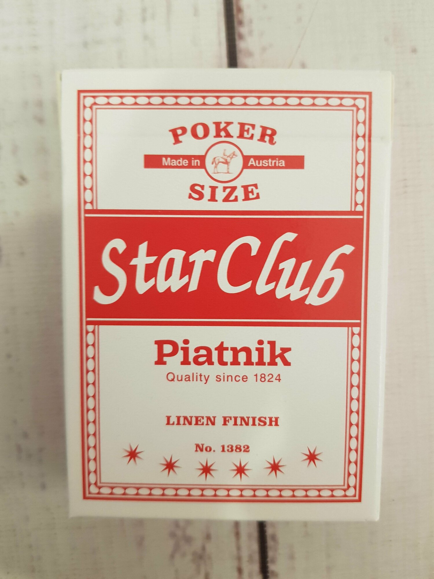 Игральные карты StarClub, 55 листов, красные