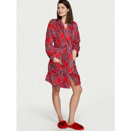 фото Халат victoria's secret, размер xs/s, красный