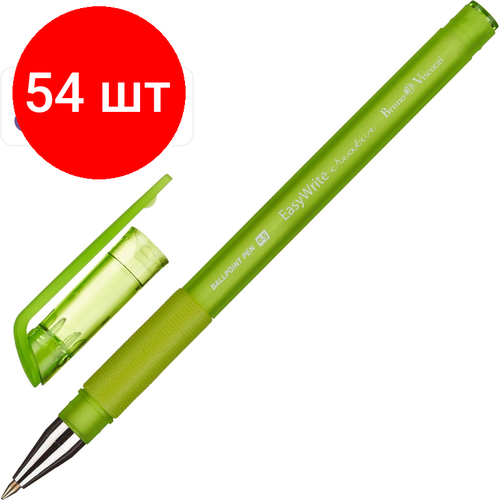 Комплект 54 штук, Ручка шариковая неавтомат. easywrite. creative, с манж, 20-0042 ручка шариковая неавтоматическая easywrite blue 0 5 мм синяя 20 24 шт