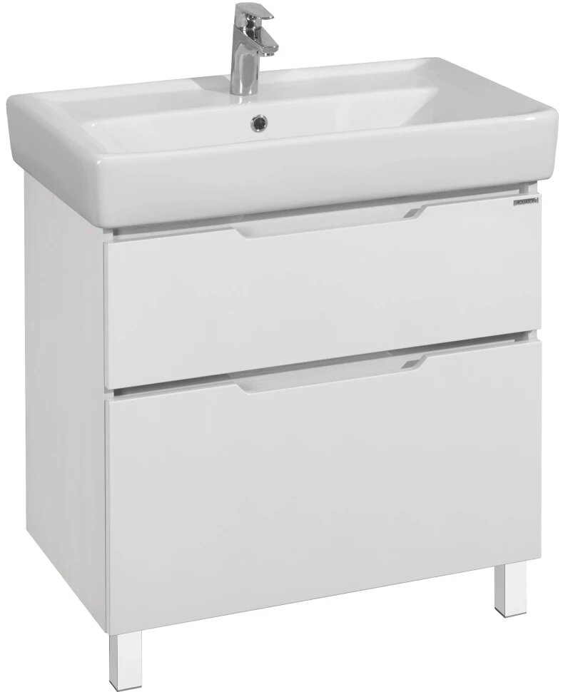 Тумба белый/выбеленное дерево 745 см Акватон Дакота 1A202901DAAY0