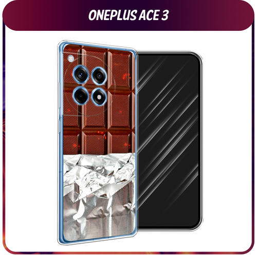 Силиконовый чехол на OnePlus Ace 3/12R / Ван Плас Асе 3/12R Шоколад в обертке