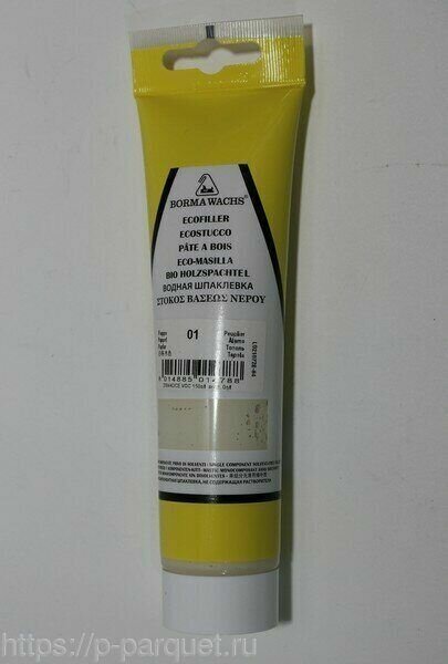 фото Шпаклевка водная Borma Ecostucco по дереву - 200гр в тубе, 1шт, 01 Тополь 1510PO.200