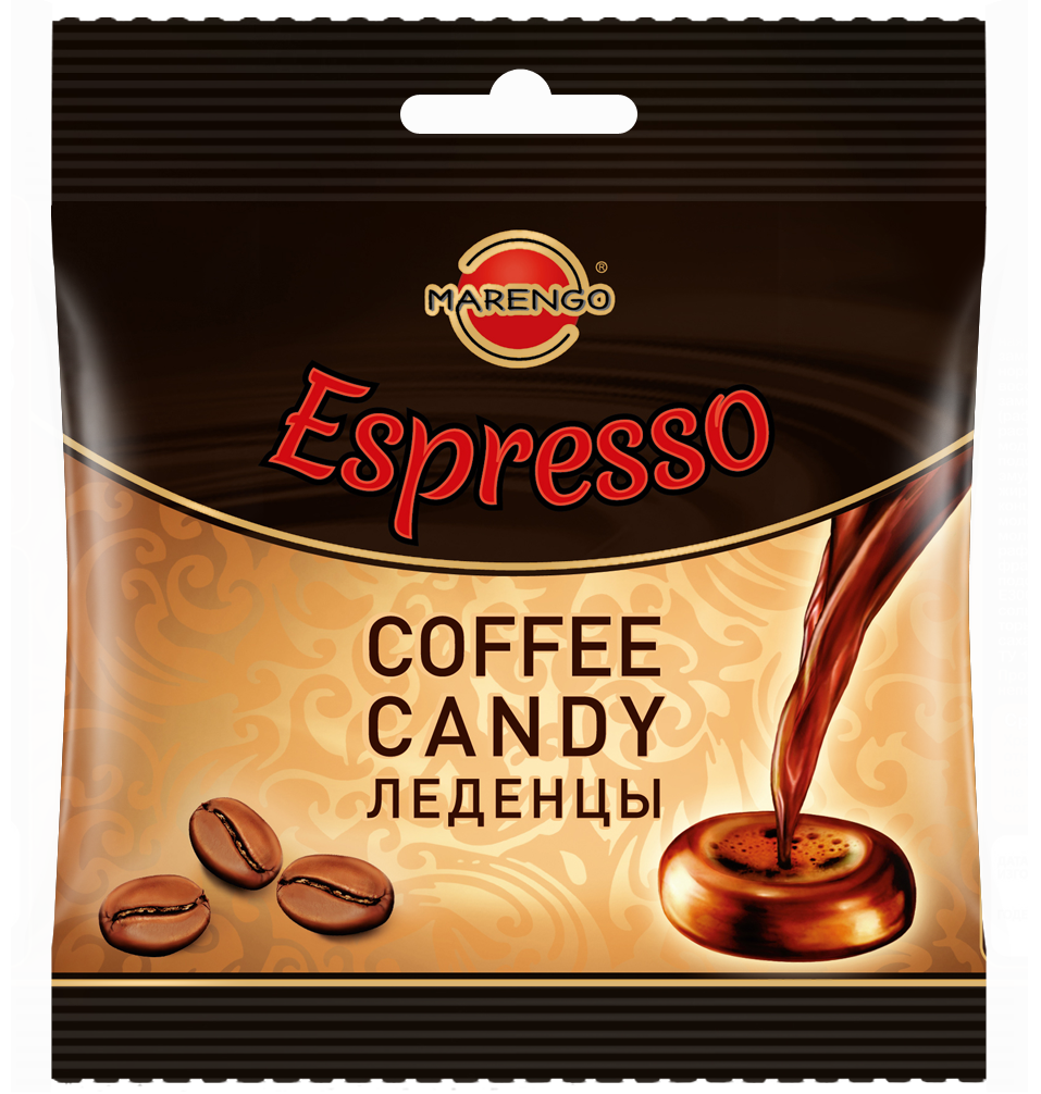 Карамель кофейная /Marengo/ ESPRESSO пакет, 15шт по 50г - фотография № 3