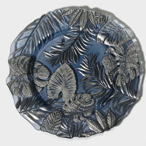 Тарелка подстановочная Арабис 33 см цвет голубой 1540₽