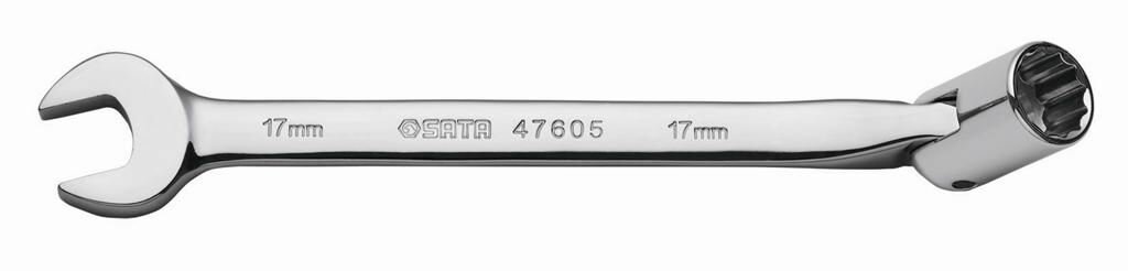 Ключ комбинированный SATA 47604 шарнирнный 14*14