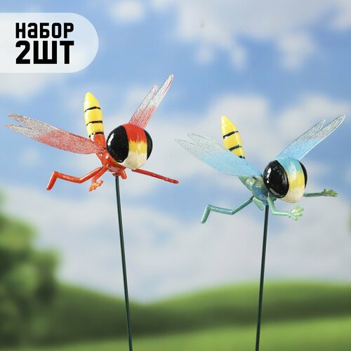 Набор штекеров Стрекоза волшебница 2шт 40см 472₽