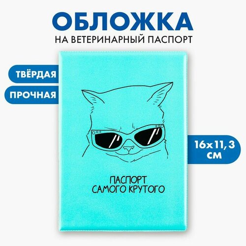 Обложка на ветеринарный паспорт «Паспорт самого крутого» обложка на паспорт ввс миши