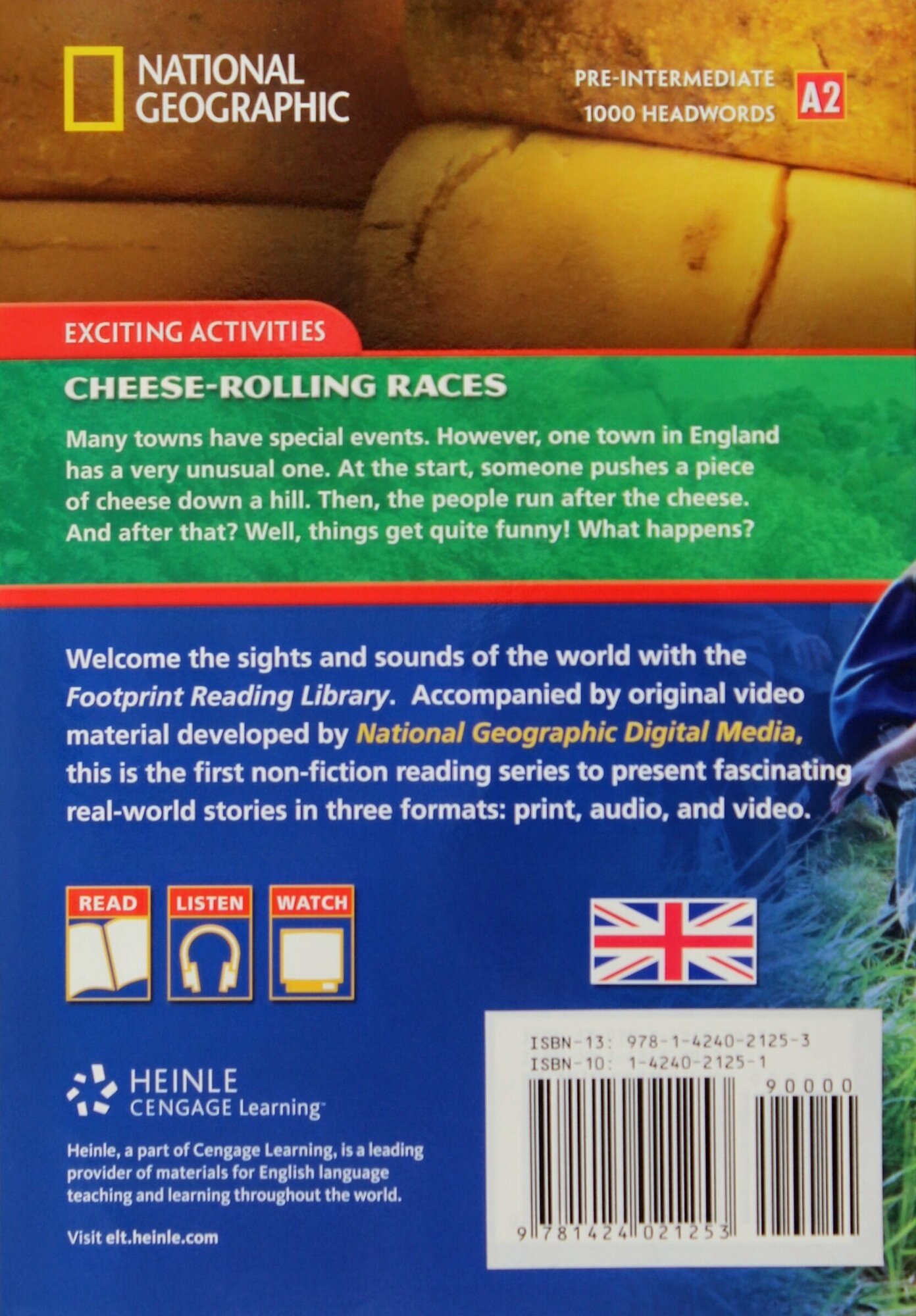 Книга Fotoprint Reading Library A2 Cheese-Rolling Races with CD-ROM - фото №3