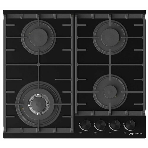 Встраиваемая газовая варочная панель Millen MGHG 602 BL 3079000₽