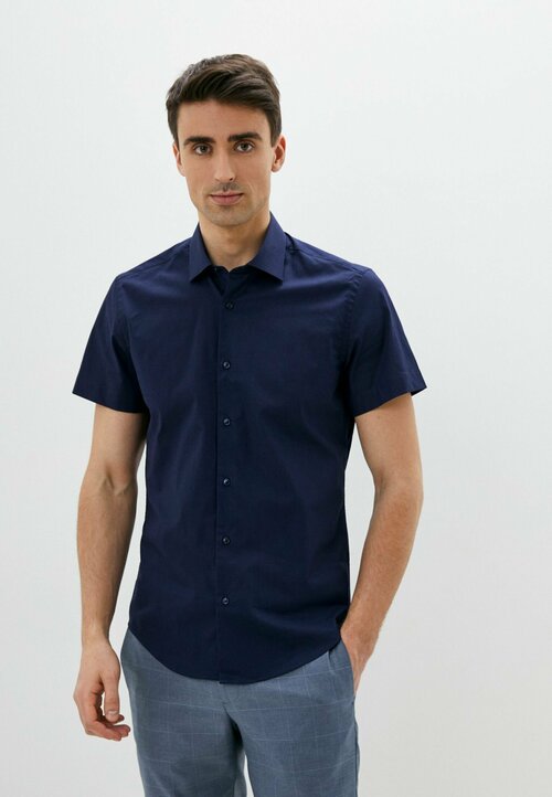 Рубашка BAWER, размер 4XL, синий