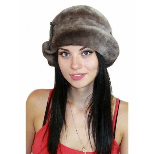 фото Шляпа lemmex шляпка "аверик", размер 59-60, коричневый