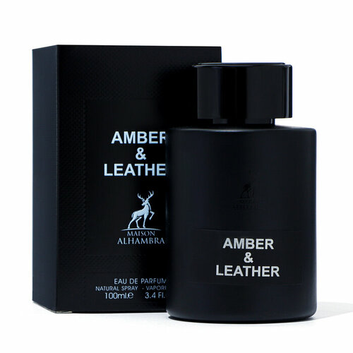 MAISON AL HAMBRA Парфюмерная вода мужская Amber & Leather (по мотивам Tom Ford), 100 мл
