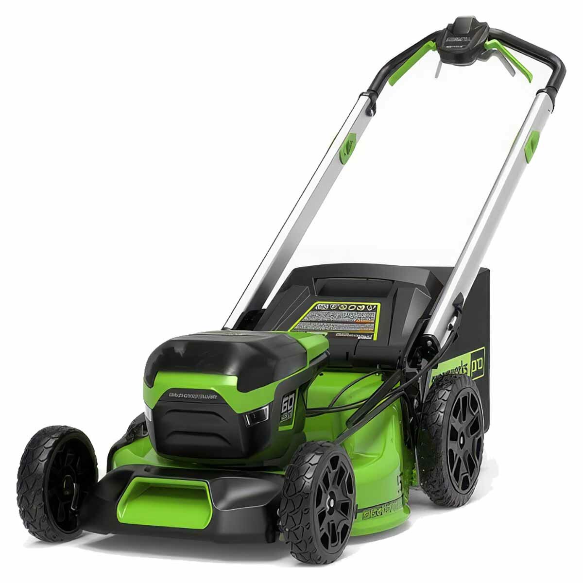 Аккумуляторная газонокосилка самоходная Greenworks GD60LM51SPK4 бесщеточная 60V с АКБ 4 Ач + ЗУ