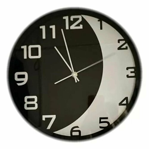 B&S BS3338F-1 настенные кварцевые часы с арабскими индексами