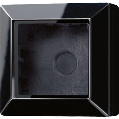 JUNG Коробка для накладного монтажа 1-кратная; чёрная AS581ASW (7 шт.)
