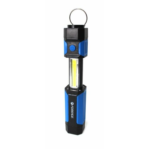 фото Фонарь светодиодный раздвижной(150lm,1.5v, 4хааа, 3w cob led, магнит) forsage f-01400