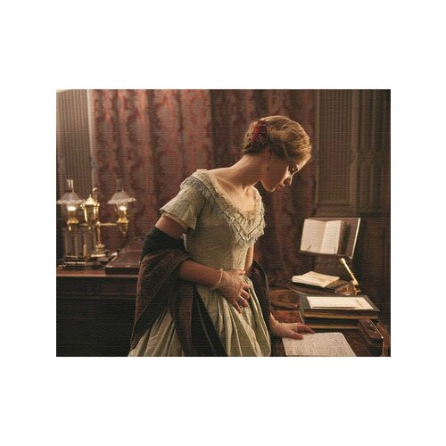 Картина готовая на холсте, 40x50, на холсте девушка, c подрамником