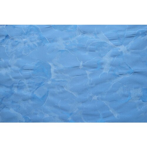 ткань жаккард ярко синего цвета с крупными чёрными штрихами италия Ткань Жаккард-стрейч ярко-синего, светлого цвета, ш150см, 0,5 м