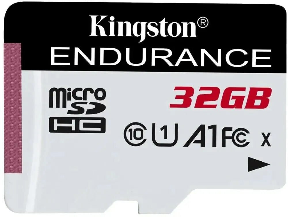 Карта памяти microSDHC UHS-I U1 Kingston High Endurance 32 ГБ, 95 МБ/с, class 10